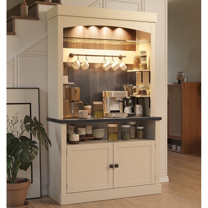 Emest 72'' Kitchen Pantry, White