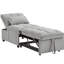 Lit escamotable gris avec dossier 4 en 1-413659412