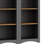 3-Piece Mid-Century Storage Cabinet Set With Bookshelf And Adjustable Shelves-1964570971