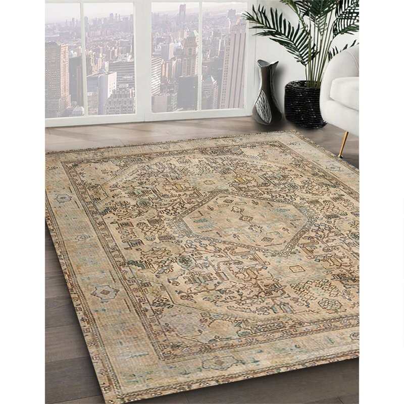 Markhi Oriental Indoor Rug, Round 6'