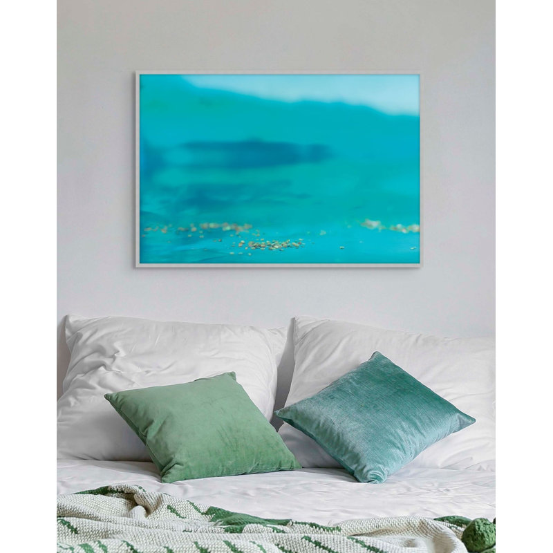 In The Deep Cerulean 1 Print, 15.25" H x 21.25" W