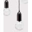 3 - Light Black Bulb Pendant