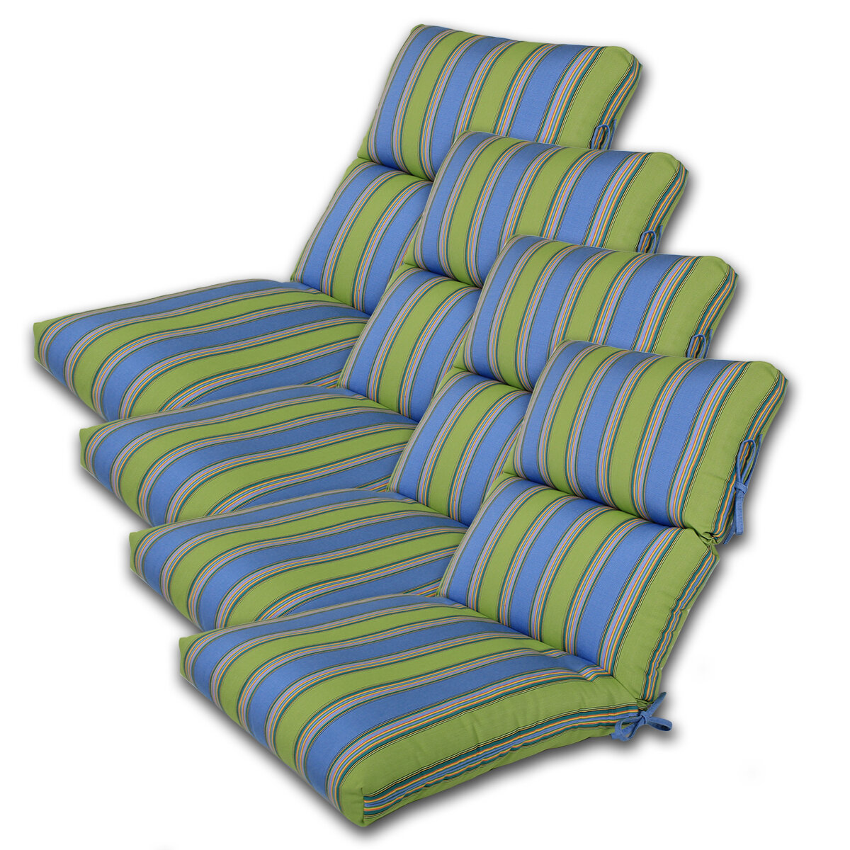 Sunbrella high 2025 back chair cushions