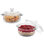 Libbey Baker's Basics 2-Piece Glass Casserole Baking Dish Set With Glass Covers