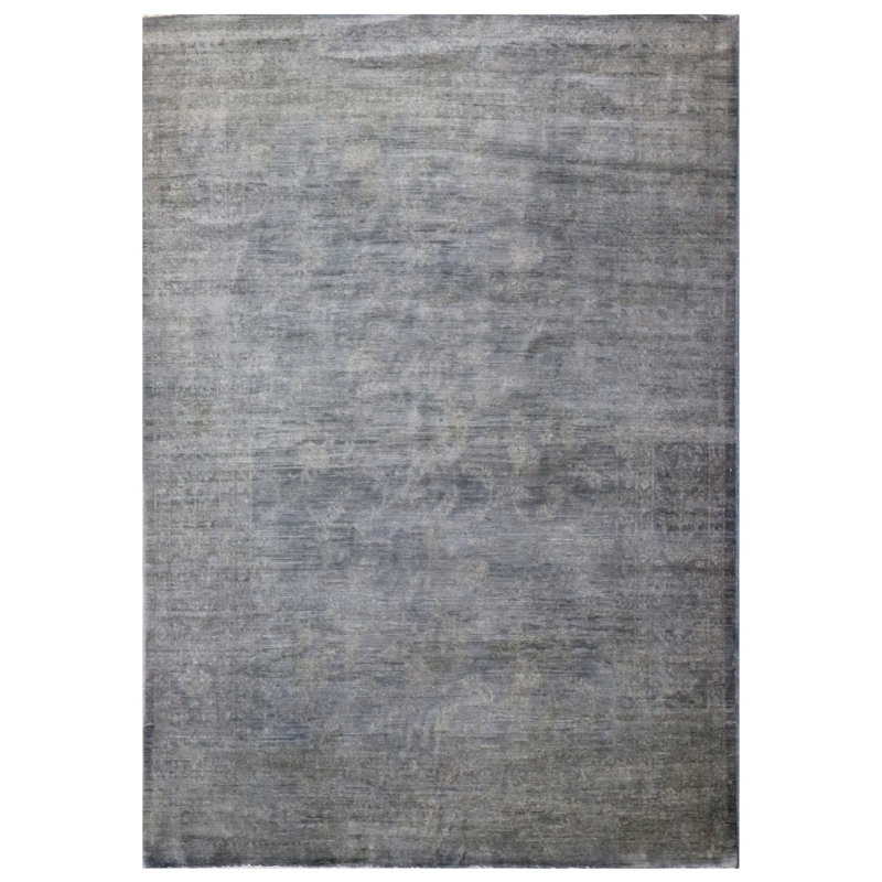 Tabriz One-of-a-Kind 5'4" x 7'6" New Age Area Rug in Gray/Steel/Slate