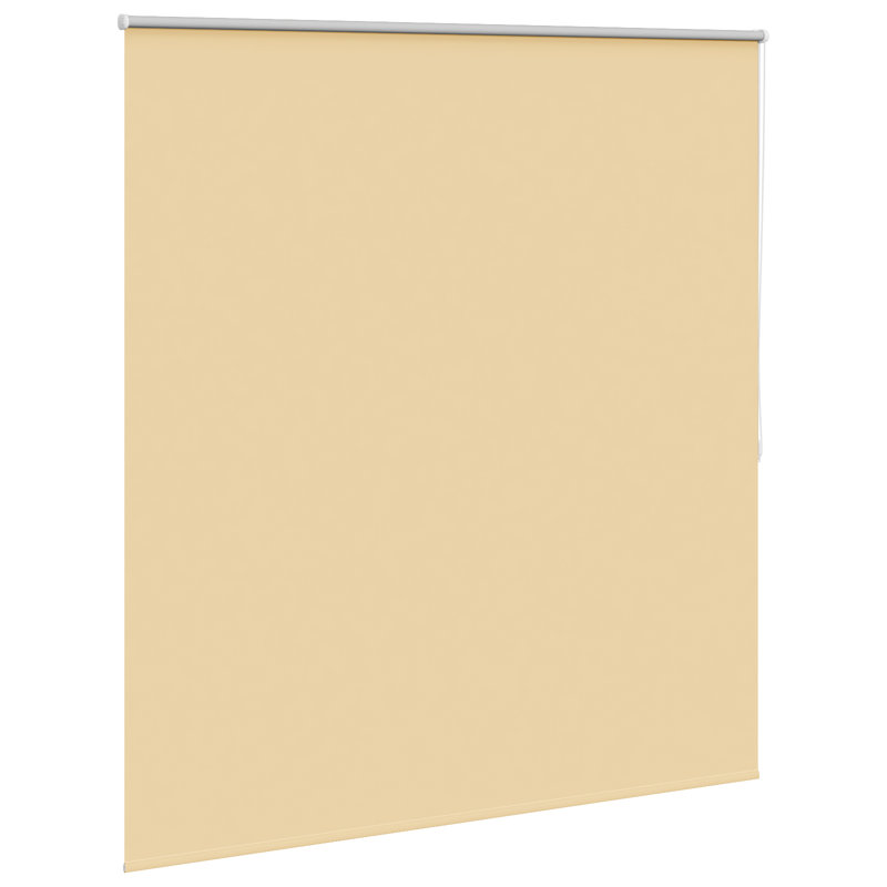 Room Darkening Roll-Up Shade, 140cm W x 175cm L, Beige