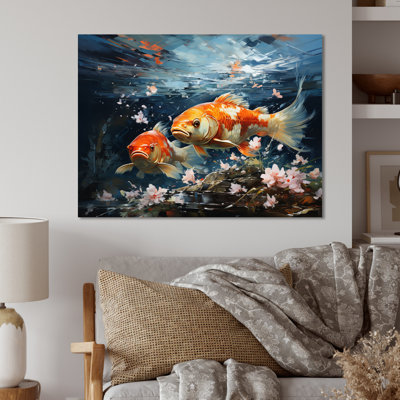 " China Art Glimpse Fish II "