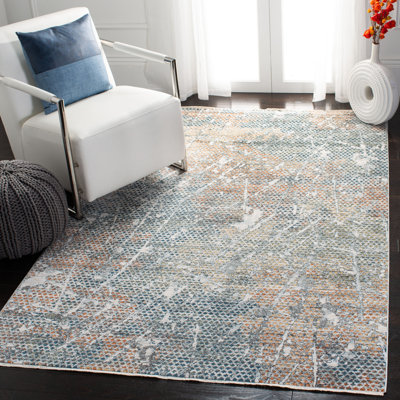 Harp Performance Abstract Rug