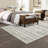 Boho Machine Washable Rug with Rubber Backing for Living Room Large Non-Slip Dining Room Rug Easy-Cleaning Floor Carpet for Bedroom Office Nursery Playroom-1542616854