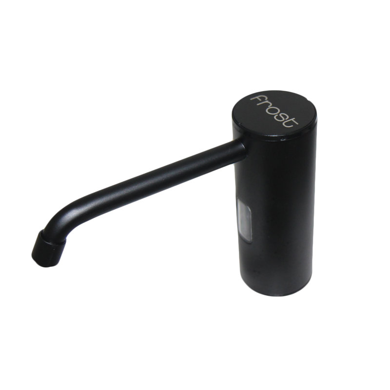 Distributeur de savon liquide automatique monté sur comptoir noir mat