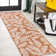 Carnearney Nevis Palm Frond Orange/Cream Indoor/Outdoor Rug