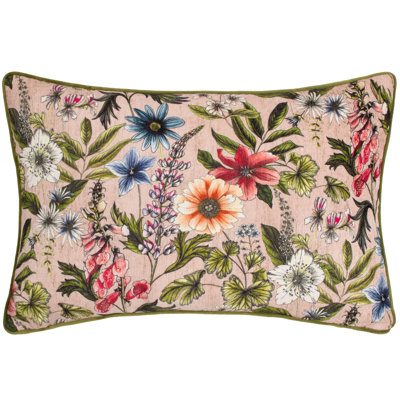 Aneysha Floral Rectangular Lumbar Cushion Cover
