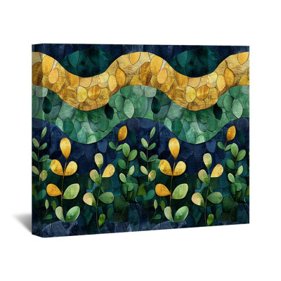 "Vagues nautiques" sur toile