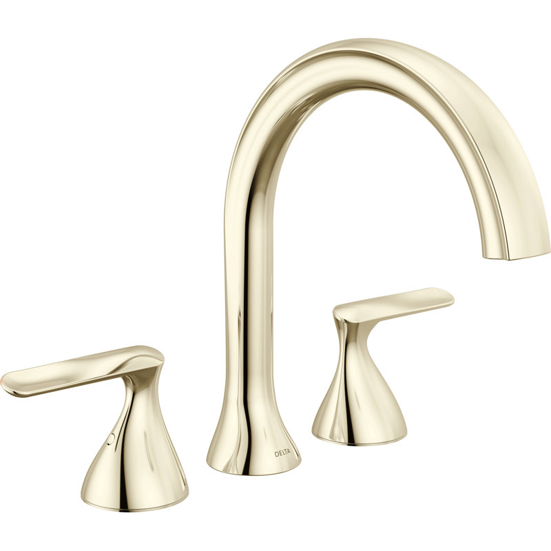 Three Hole Roman Tub Trim, Lumicoat® Polished Nickel