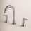 Widespread Bathroom Faucet with Drain Assembly