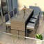 District 7 Piece Sunbrella Bar Height Dining Set With Cushion-273604350