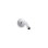 Bras de douche et bride Kohler Mastershower, long