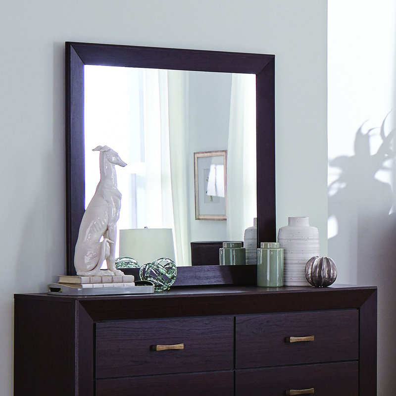 Miroir pour commode Zuri, Cacao foncé