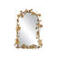 Vinna Arch Brass Leaves Mirror