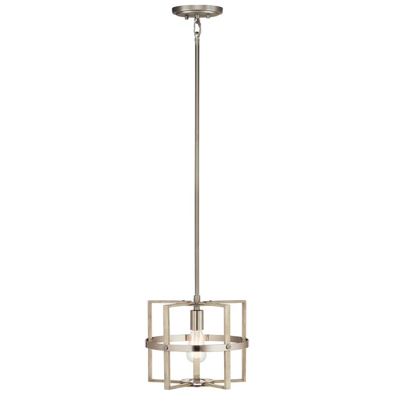 Luminaire suspendu géométrique unique à 1 lumière