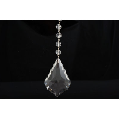 17'' Handmade Crystal Finial Ornament