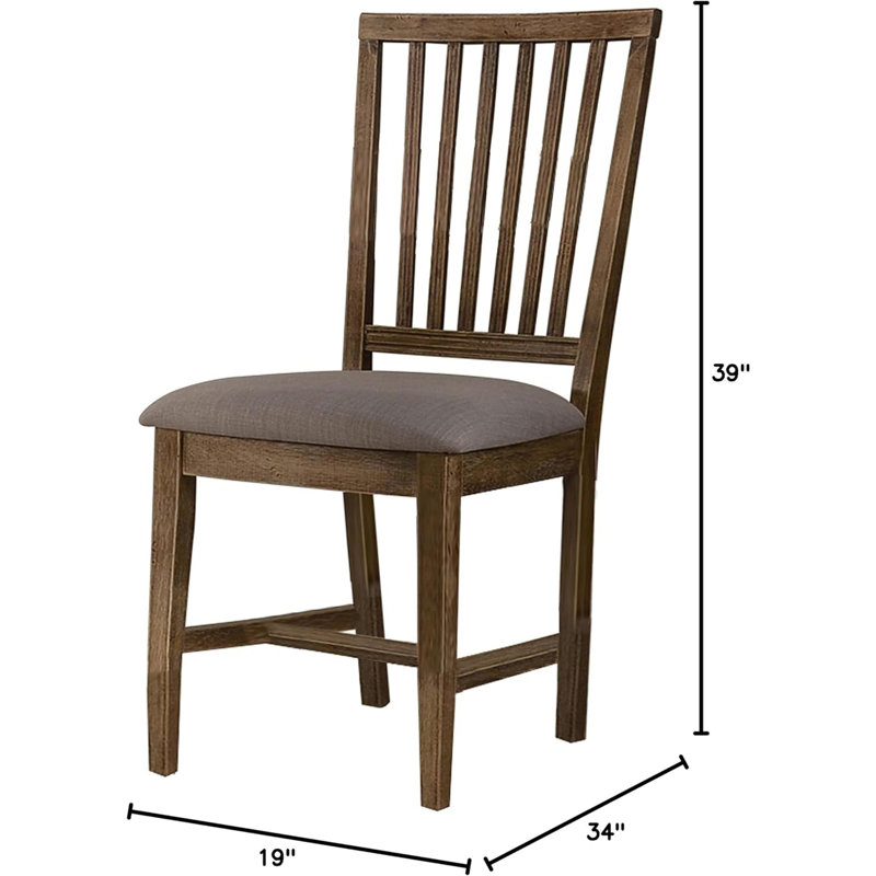 Wood Dining Chair Set of 2