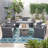 Laraine 7 - Person Patio Conversation Sets with Cushions