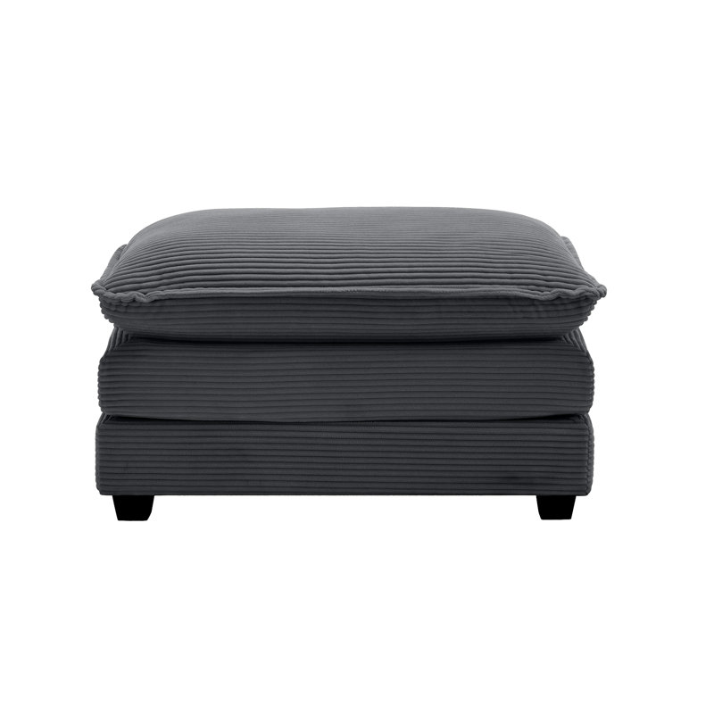 Corduroy Fabric In Grey, Provides A Comfortable Resting Place For Sofas Seating, Gray
