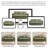 Teddy Fabric Convertible Sofa Bed-298113485