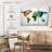 Aliaz Modern Abstract World Map-107937832