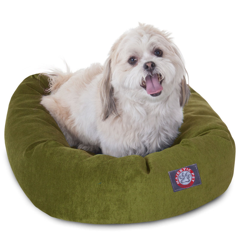 Lit ovale pour animal de compagnie, Petit (l 18 po x P 24 po x H 7 po), Fougère