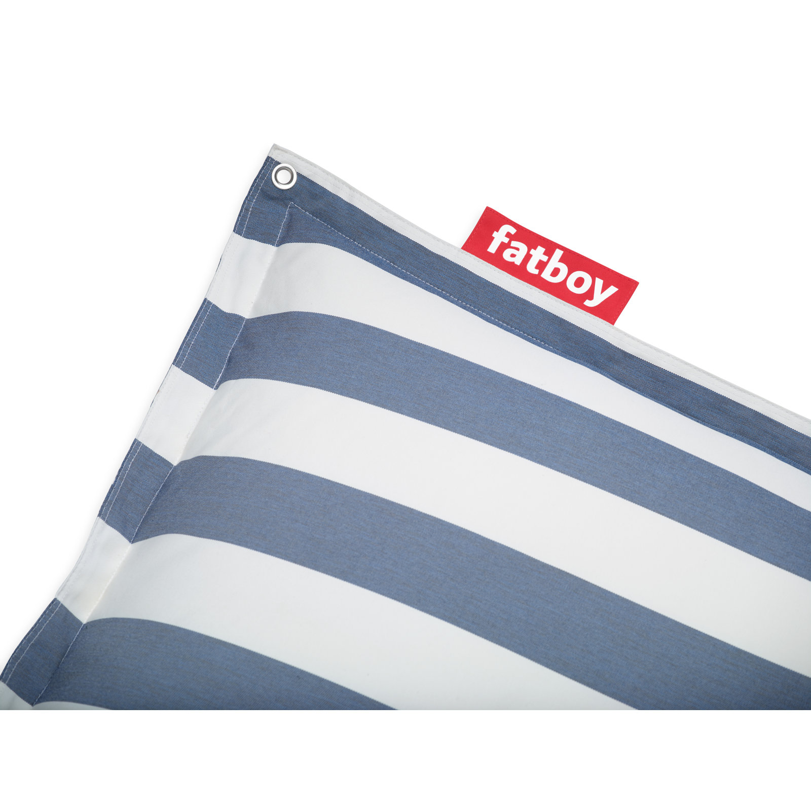 Fatboy Floatzac Bean Bag Pool Float, Stripe Ocean Blue Acrylic