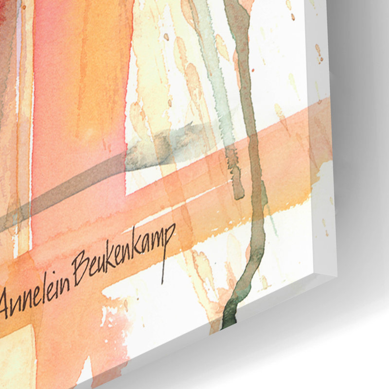 «White Rooster» par Annelein Beukenkamp, art mural en verre acrylique, H 24 po x l 16 po x P 0,2 po