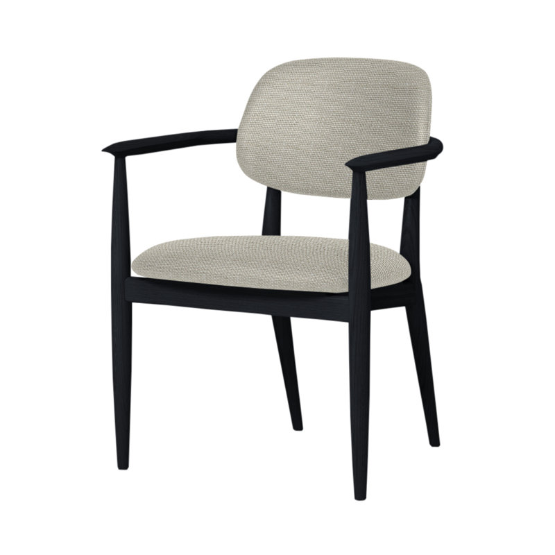 Slow Arm Chair, Medley 61002, Black Oak