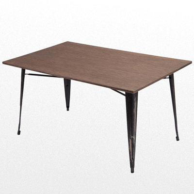 Geni Metal Base Dining Table