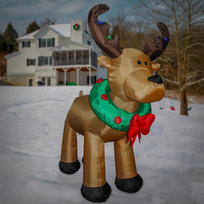 8 ft. Inflatable Reindeer