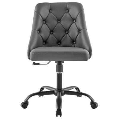 Chaise de bureau en cuir Vegan