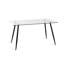 Avon Glass Top Metal Base Dining Table
