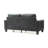Vegas Faux Leather Square Arm Sofa-22598857