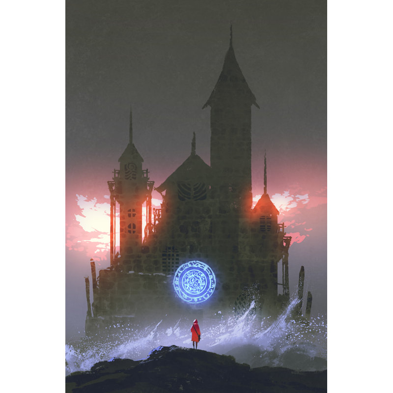 Castle - Wrapped Canvas Print, 46cm H x 30cm W x 3.8cm D