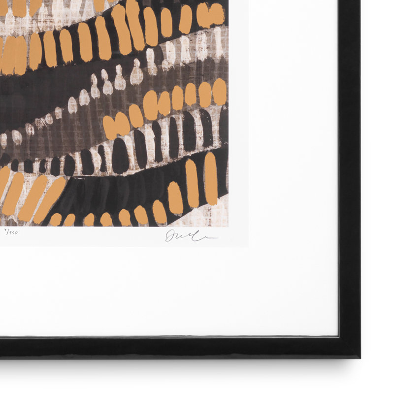 Metallic Undulation Print by June Erica Vess