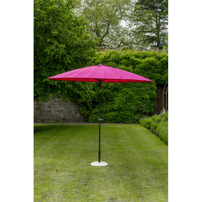 Nyle 270cm Market Parasol, Fuchsia