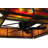 Hausman 20 - Light Glass Dimmable Square / Rectangle Chandelier