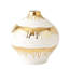 Nuove Vase-Gold Drips-Lg
