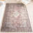 Jeccica Distressed Vintage Medallion Jute Blend Polyester Area Rug-1675781487