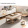 Clymer 47.5" Wide Tufted Rectangle Cocktail Ottoman with Storage Tray