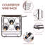 Aivo 6 Bottle Tabletop Wine Bottle Rack in