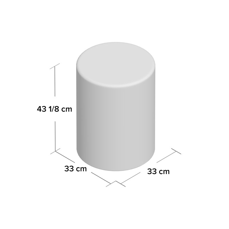 Simonetti Ceramic Accent Stool
