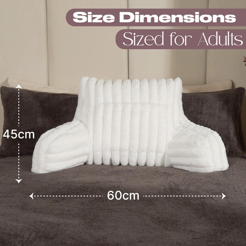Favorinus Novelty Backrest Cushion Pad, Cream