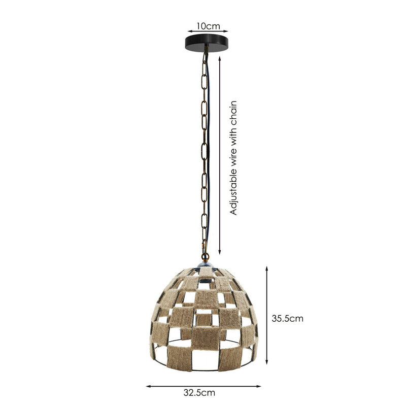 Hagan 1 - Light Black Pendant
